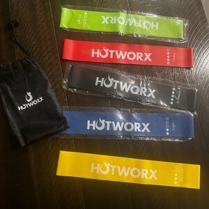 HOTWORX Resistance Bands Set and yoga mat bag.